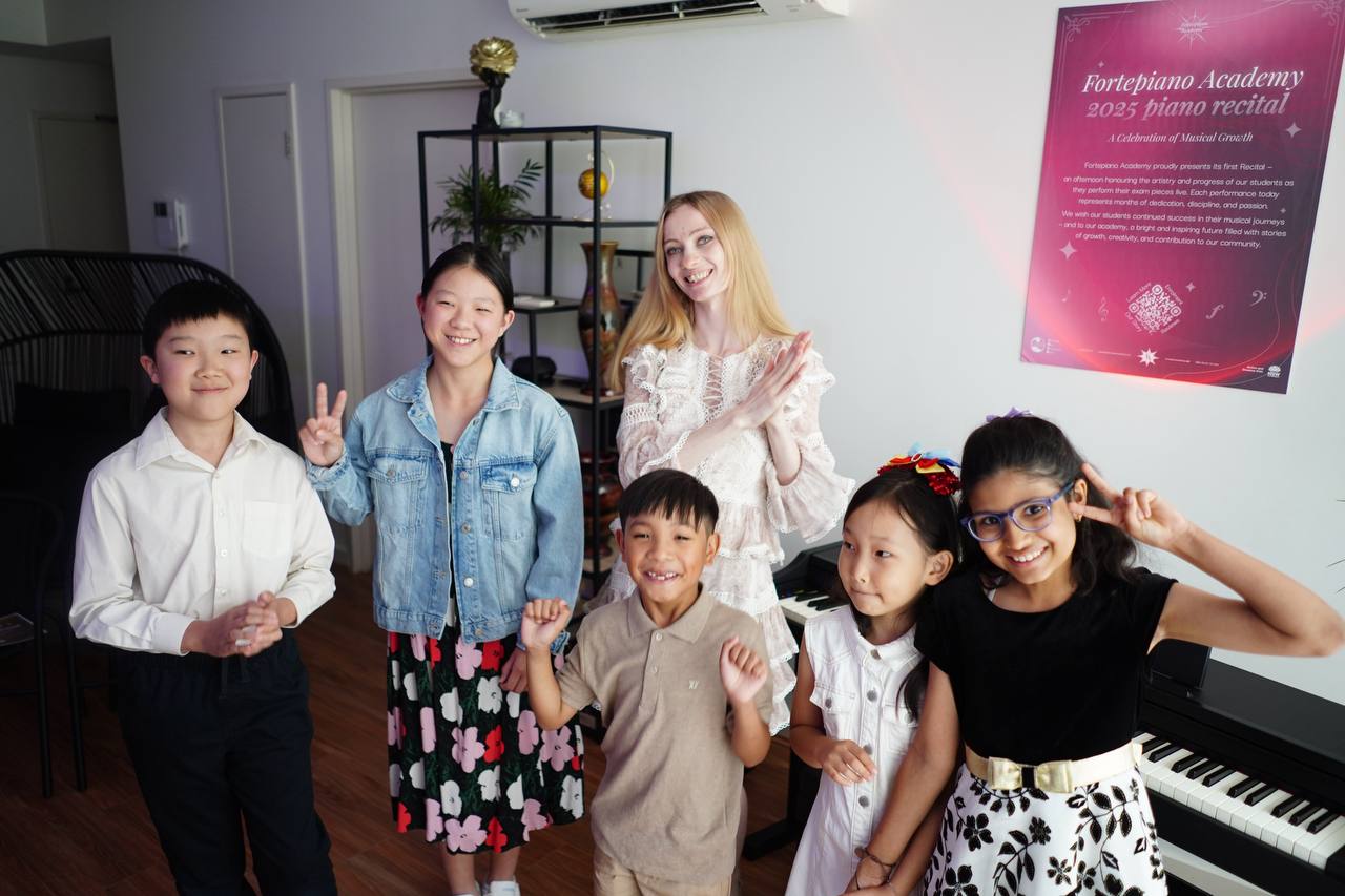 Piano keyboard close-up